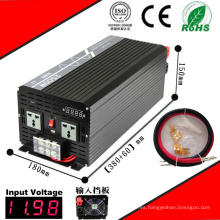 Inversor DC-AC de 2500W Inversor de onda sinusoidal pura de 12VDC o 24VDC de 48VDC a 110VAC o 220VAC